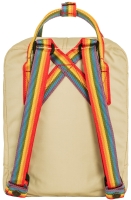 Kanken Rainbow Mini, kolor: 115-907 - Light Oak-Rainbow Pattern