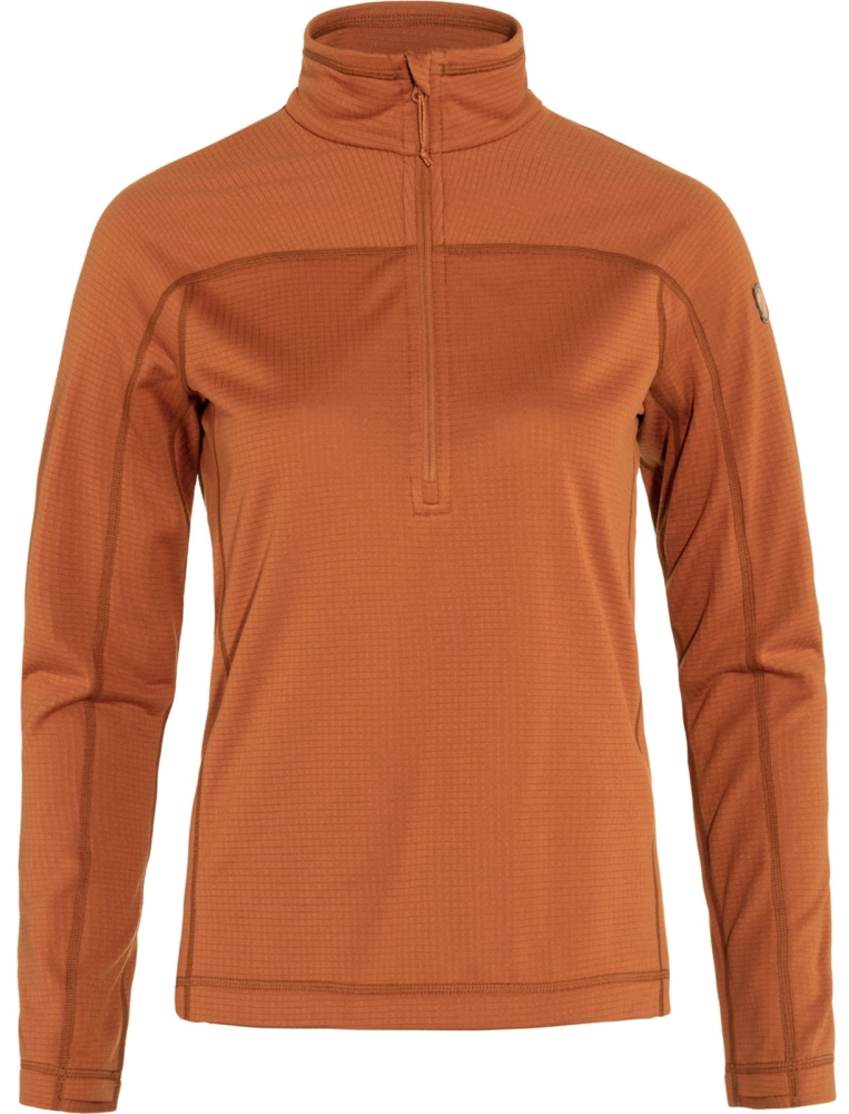 Abisko Lite Fleece Half Zip W, kolor: 243 - Terracotta Brown