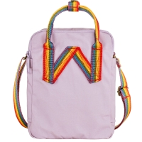 Kanken Rainbow Sling, kolor: 457-907 Pastel Lavender Rainbow Pattern