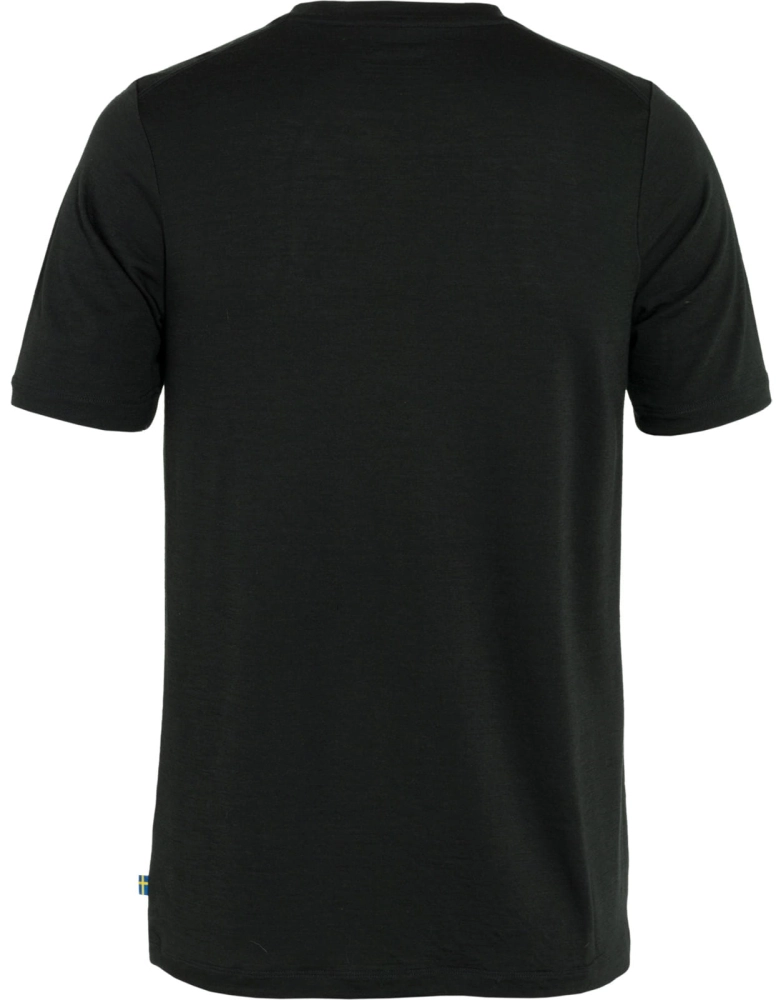 Abisko Wool Logo S/S, kolor: 550 - Black