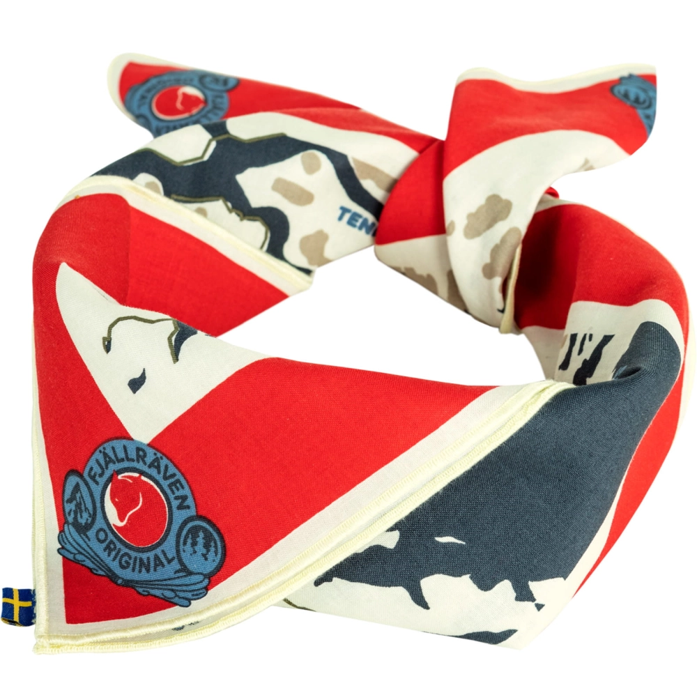 Swedish Classic Map Scarf, kolor: 334 - True Red