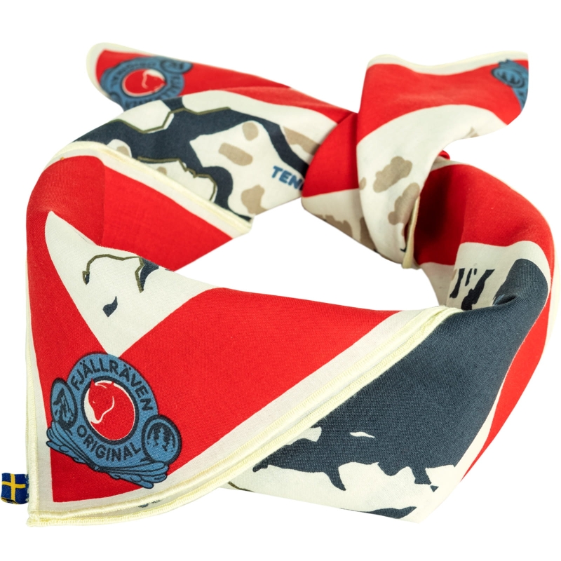 Swedish Classic Map Scarf, kolor: 334 - True Red