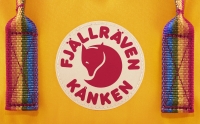 Kanken Rainbow Mini, kolor: 141-907 Warm Yellow-Rainbow Pattern