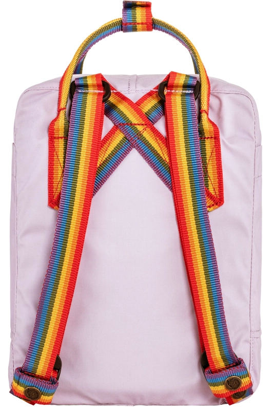 Kanken Rainbow Mini, kolor: 457-907 - Pastel Lavender-Rainbow Pattern