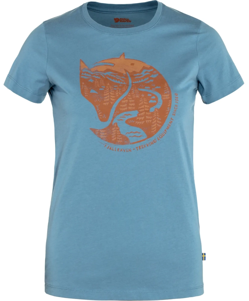 Fjallraven Arctic Fox T-Shirt W, kolor: 534-243 - Dawn Blue-Terracotta Brown