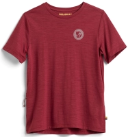 Fjallraven S/F Wool T-shirt W, kolor: 346 - Pomegranate Red