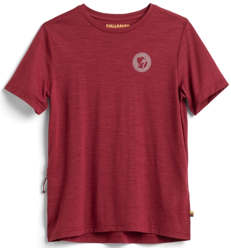 Fjallraven S/F Wool T-shirt W, kolor: 346 - Pomegranate Red