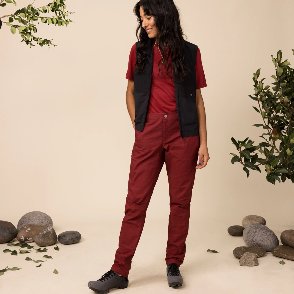 Fjallraven Specialized Rider's Hybrid Trousers W,, kolor: 347 - Bordeaux Red