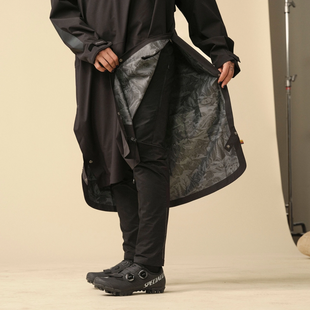 Fjallraven S/F Rain Poncho, kolor: 550 - Black
