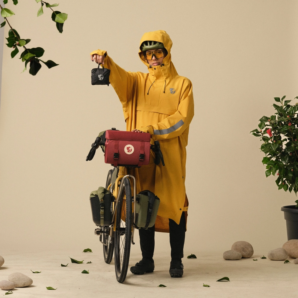 Fjallraven S/F Handlebar Bag Rain Cover, kolor: 550 - Black