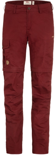 Karla Pro Zip-Off Trousers W, kolor: 347 - Bordeaux Red