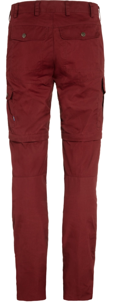 Karla Pro Zip-Off Trousers W, kolor: 347 - Bordeaux Red