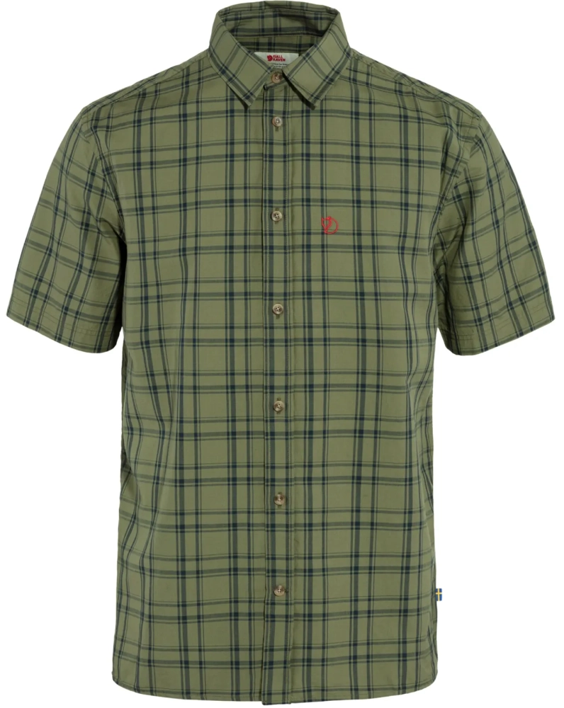 Ovik Lite Shirt SS, kolor: 620-555 - Green-Dark Navy