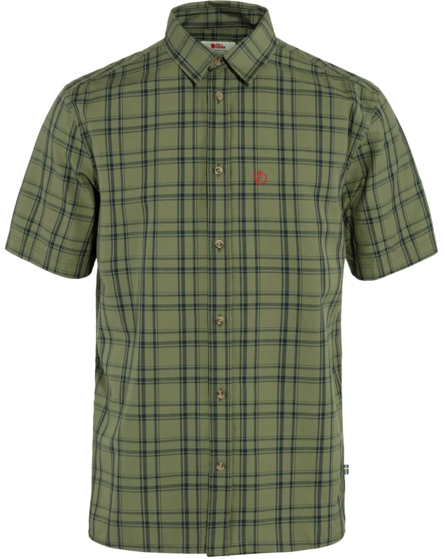 Ovik Lite Shirt SS, kolor: 620-555 - Green-Dark Navy