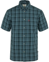 Ovik Travel Shirt SS, kolor: 555-614 - Dark Navy-Patina Green, 1