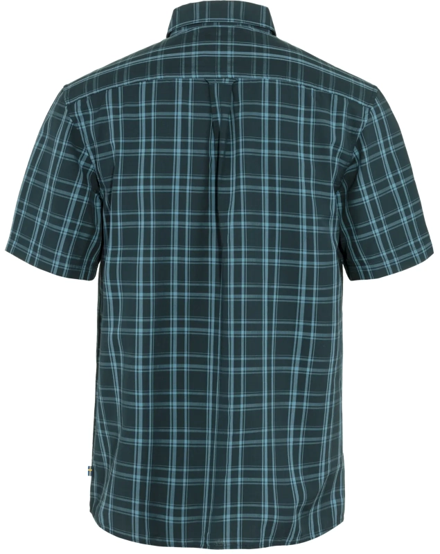 Ovik Travel Shirt SS, kolor: 555-614 - Dark Navy-Patina Green, 2