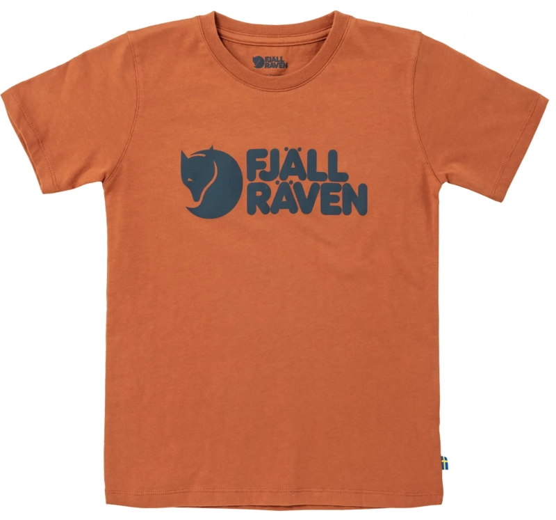Kids Fjallraven Logo T-shirt, kolor: 243 - Terracotta Brown