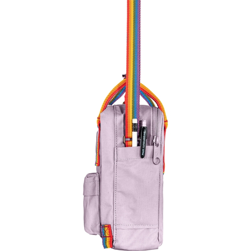 Kanken Rainbow Sling, kolor: 457-907 - Pastel Lavender-Rainbow Pattern