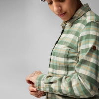 Singi Fjall Shirt W, kolor: 614-113 - Patina Green / Chalk White