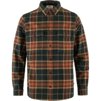 Ovik Twill Shirt, kolor: 215-555-Autumn Leaf-Dark Navy
