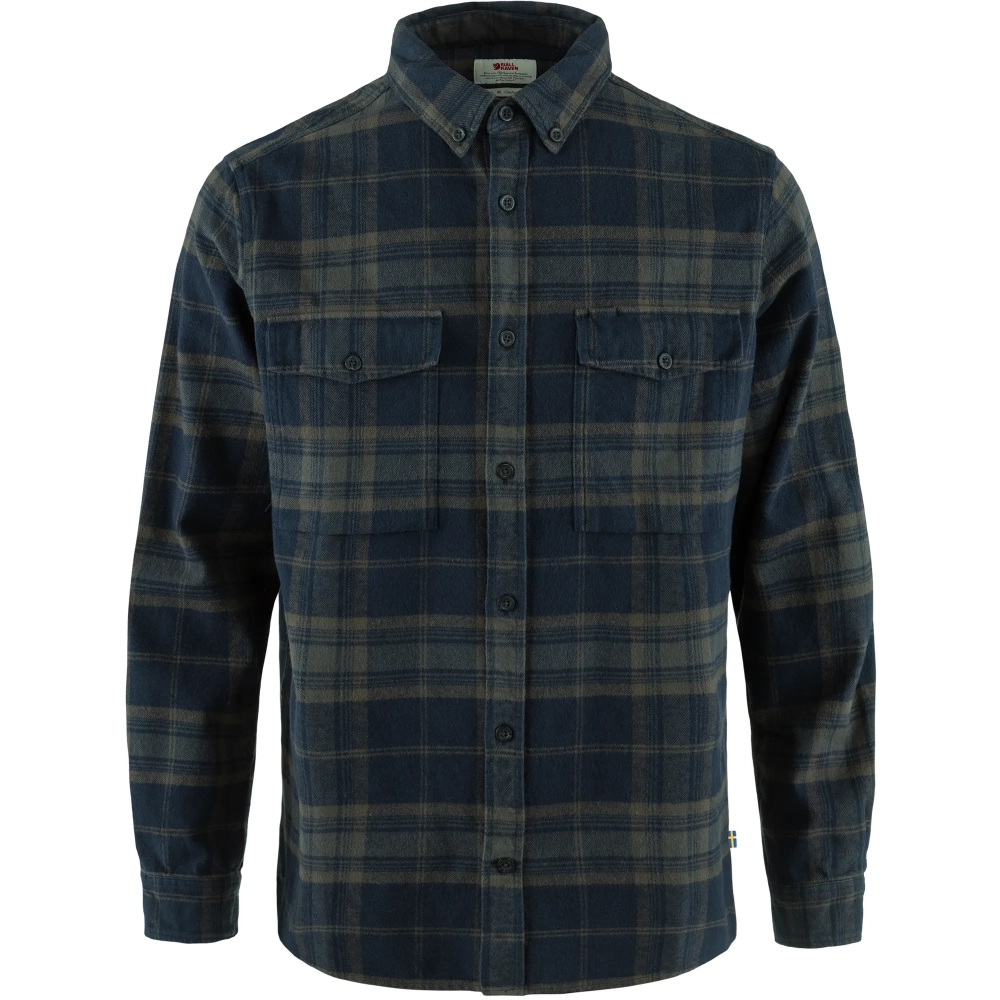 Ovik Twill Shirt, kolor: 555-050-Dark Navy-Basalt