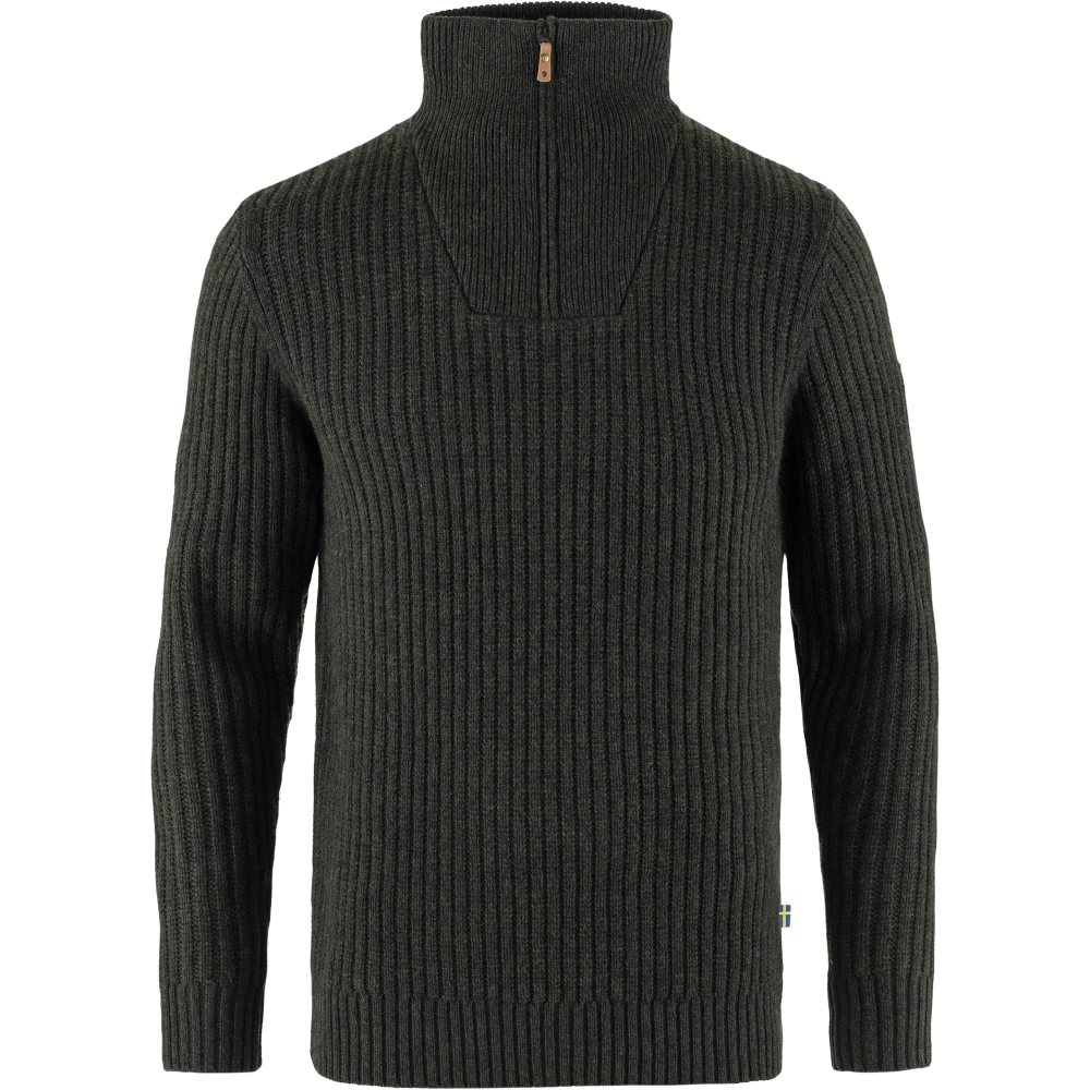 Ovik Half Zip Knit, kolor: 633-Dark Olive
