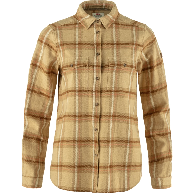 Ovik Heavy Flannel Shirt W, kolor: 242-215 - Desert Brown / Autumn Leaf