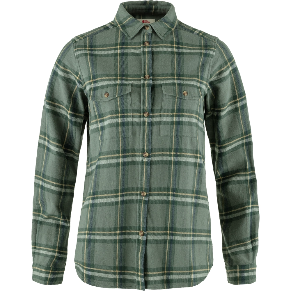 Ovik Heavy Flannel Shirt W, kolor: 614-679 - Patina Green / Deep Patina