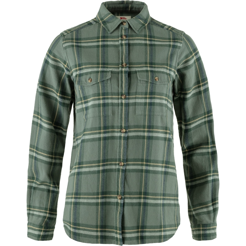 Ovik Heavy Flannel Shirt W, kolor: 614-679 - Patina Green / Deep Patina