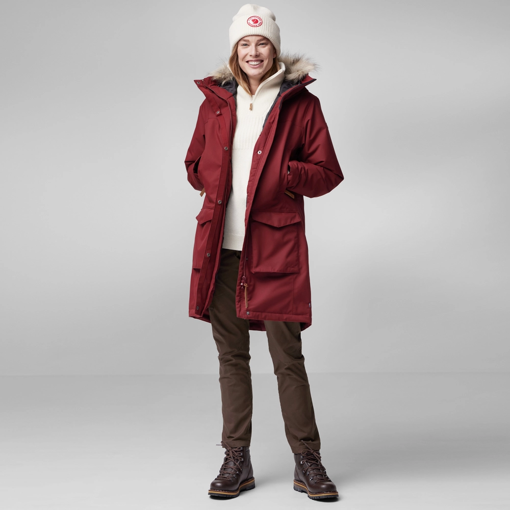 Nuuk Lite Parka W, kolor: 347 - Bordeaux Red