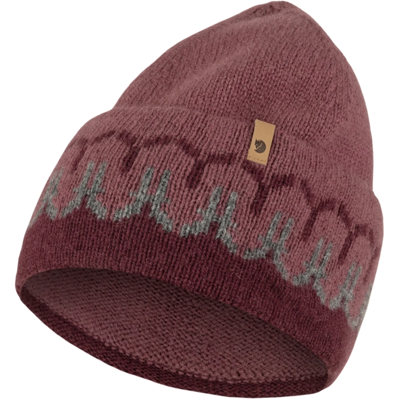 Ovik Path Knit Beanie, kolor: 356-410 - Dark Garnet-Mesa Purple