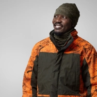 Lappland Beanie: 626-261 - Green Camo-Orange Multi Camo