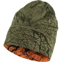 Lappland Beanie: 626-261 - Green Camo-Orange Multi Camo