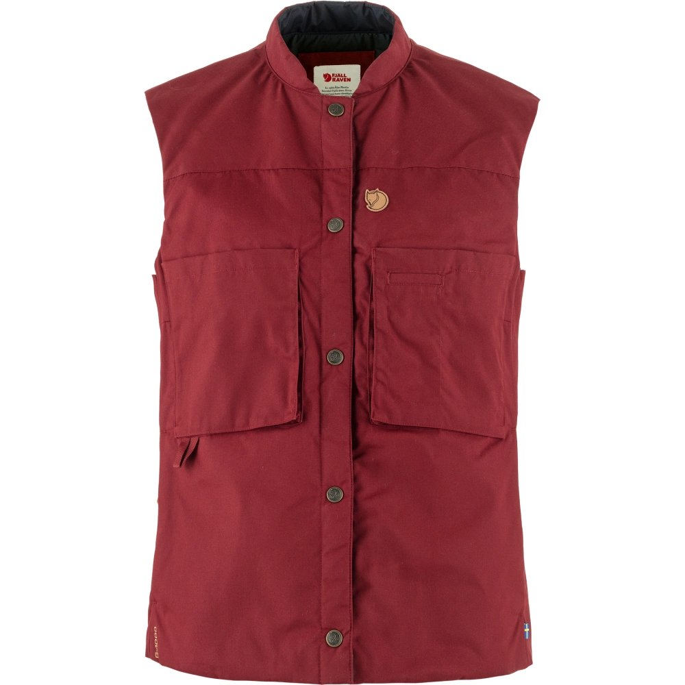 Singi Padded Vest W, kolor: 625 - Laurel Green: 347 - Bordeaux Red
