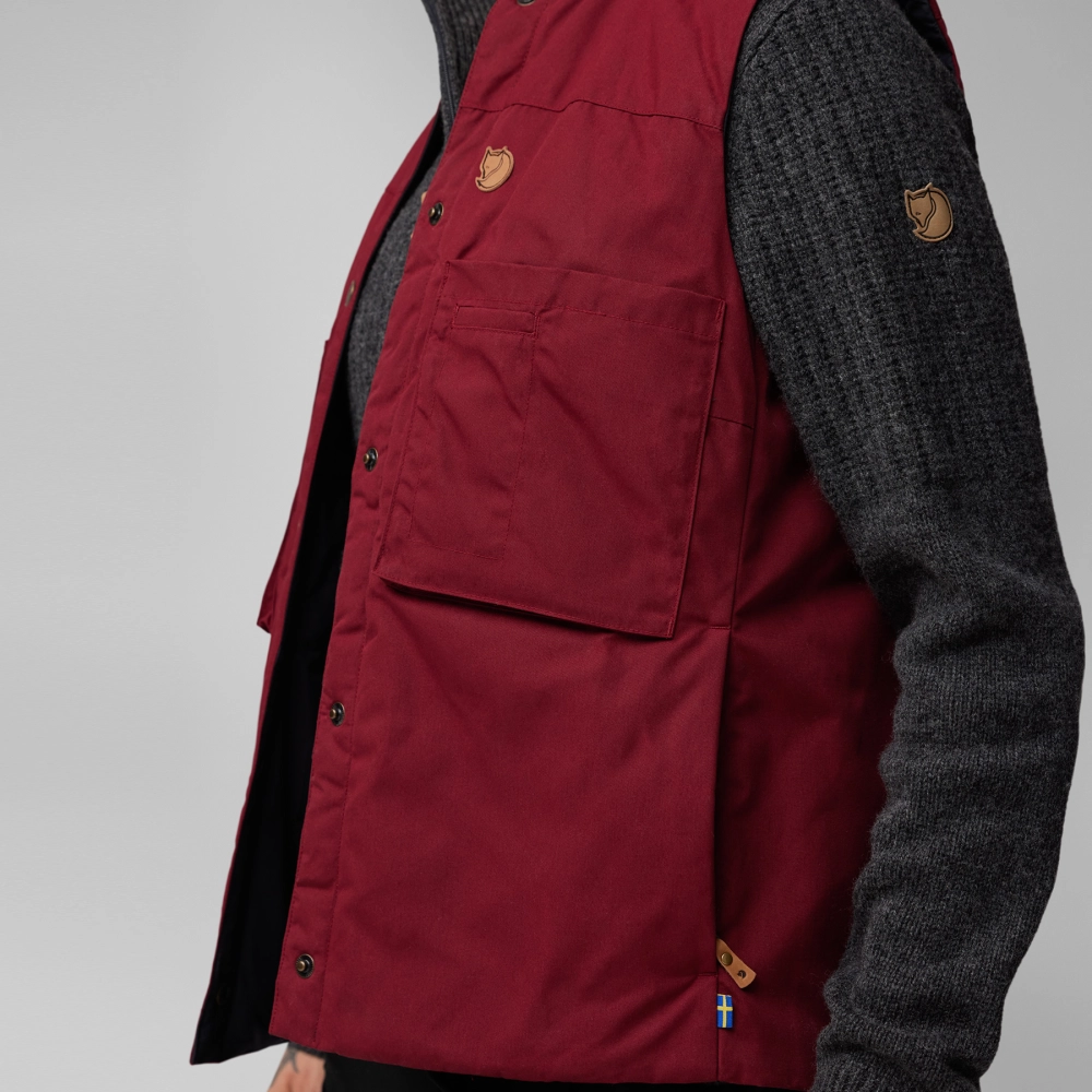 Singi Padded Vest W, kolor: 625 - Laurel Green: 347 - Bordeaux Red