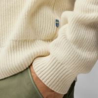 Ovik Rib Sweater, kolor: 113 - Chalk White