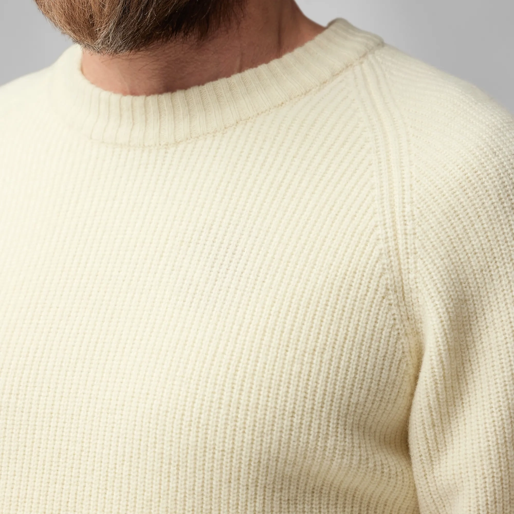 Ovik Rib Sweater, kolor: 113 - Chalk White