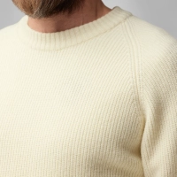Ovik Rib Sweater, kolor: 113 - Chalk White