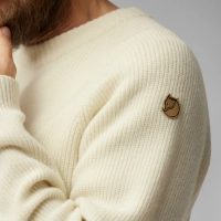 Ovik Rib Sweater, kolor: 113 - Chalk White
