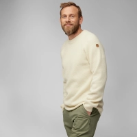 Ovik Rib Sweater, kolor: 113 - Chalk White