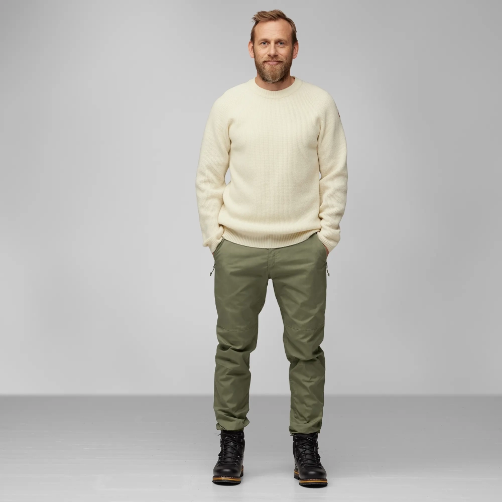 Ovik Rib Sweater, kolor: 113 - Chalk White