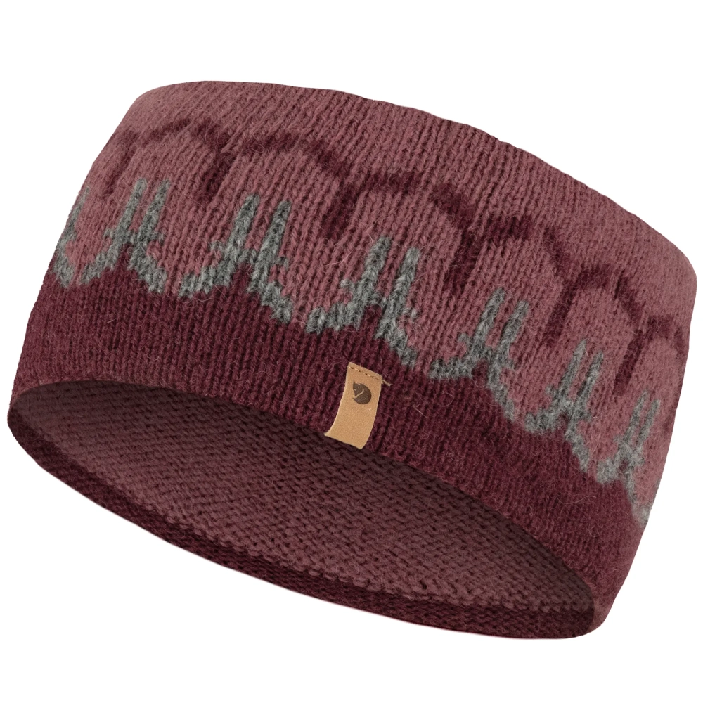 Ovik Path Knit Headband, kolor: 356-410 - Dark Garnet-Mesa Purple