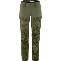 Keb Trousers Curved W update, kolor: 626-625 - Green Camo - Laurel Green
