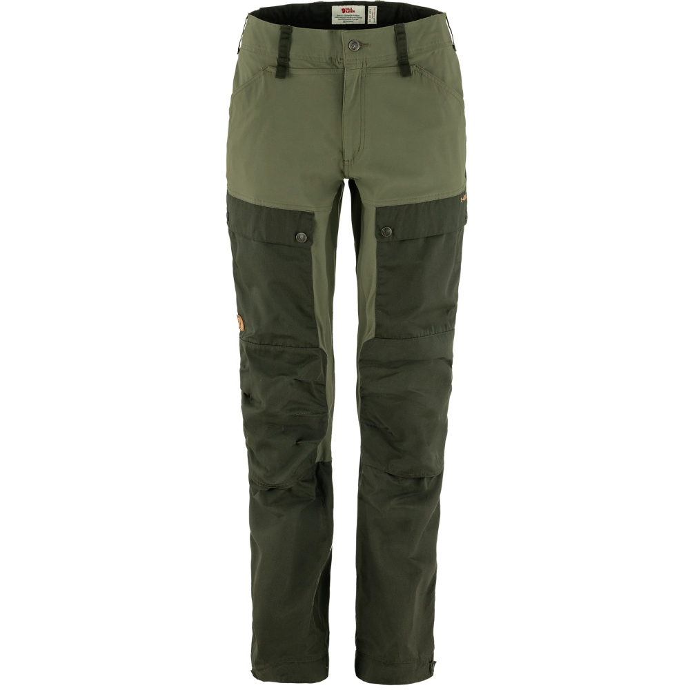 Keb Trousers Curved W update, kolor: 662-625 - Deep Forest-Laurel Green