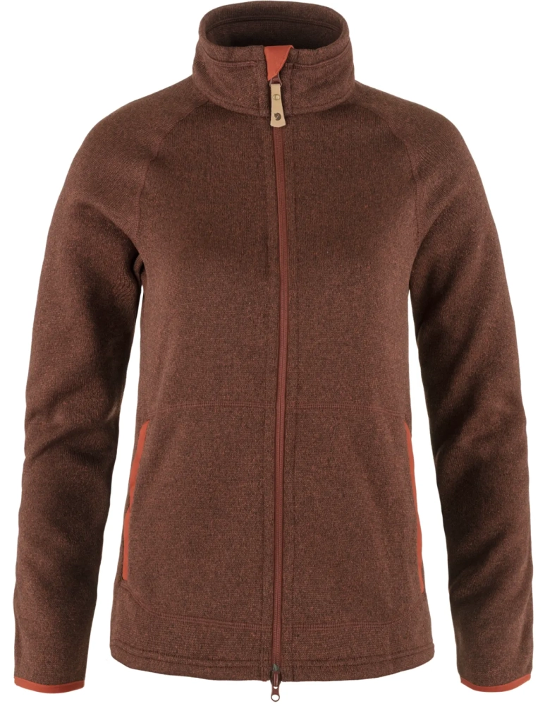 Ovik Fleece Zip Sweater W, kolor: 215 - Autumn Leaf