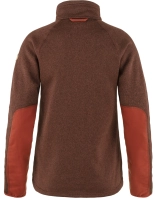 Ovik Fleece Zip Sweater W, kolor: 215 - Autumn Leaf