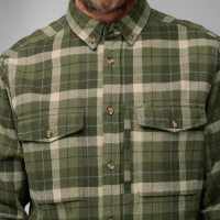 Varmland Heavy Flannel Shirt, kolor: 620-662 - Green-Deep Forest