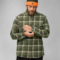 Varmland Heavy Flannel Shirt, kolor: 620-662 - Green-Deep Forest