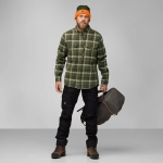 Varmland Heavy Flannel Shirt, kolor: 620-662 - Green-Deep Forest