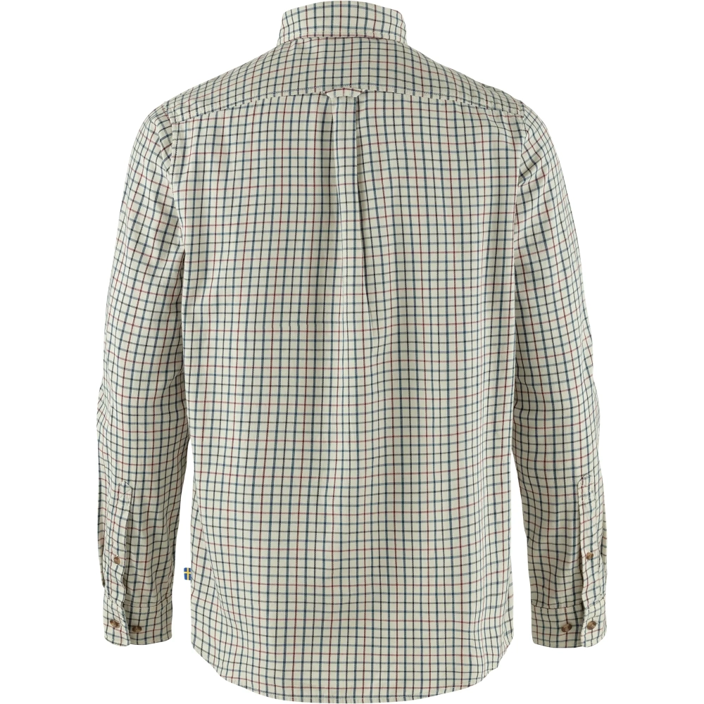 Sormland Lite Flannel Shirt, kolor: 113-555 - Chalk White-Dark Navy